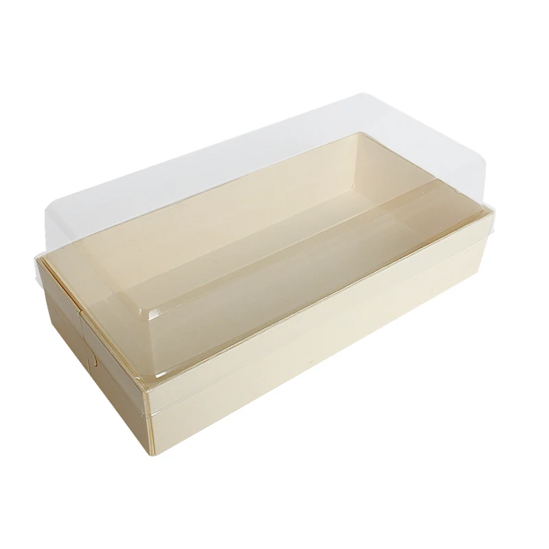 Degradable Eco-Friendly Take Away Wooden Sushi CheeseLunch Bento Catering Meal Rice Vegetable Roll Food Take Out Box