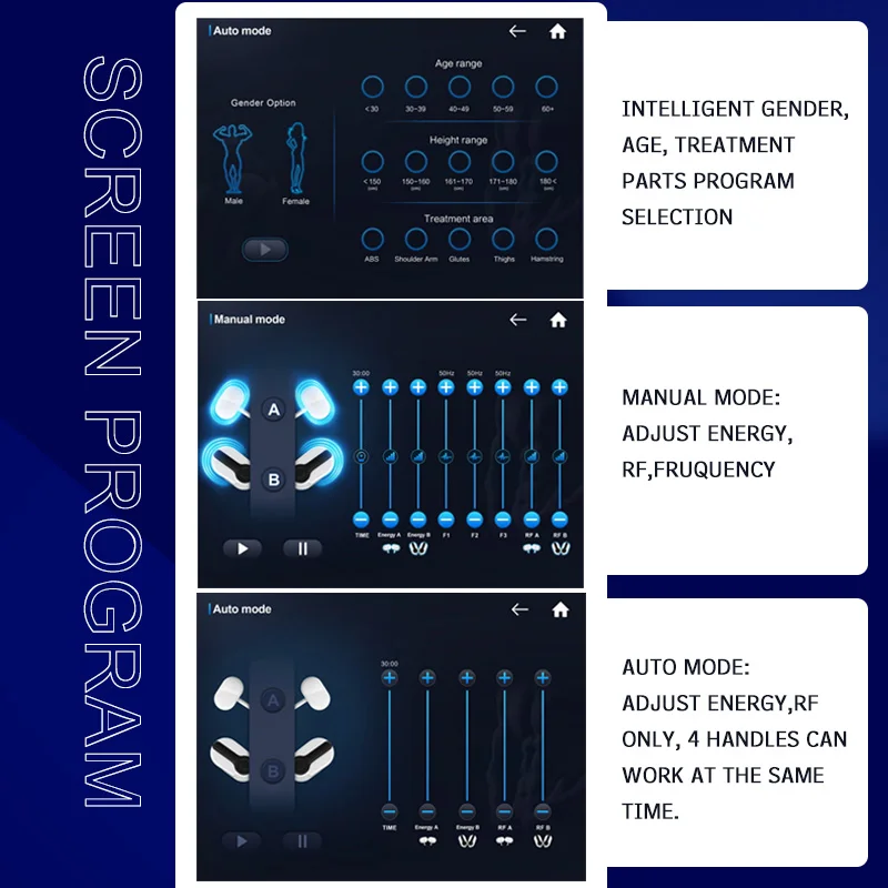Newest Manufacturer Beauty Equipment Fat Reduction 300-6000W 0~12 Tesla Rf Muscle Ems Body Sculpt Machine