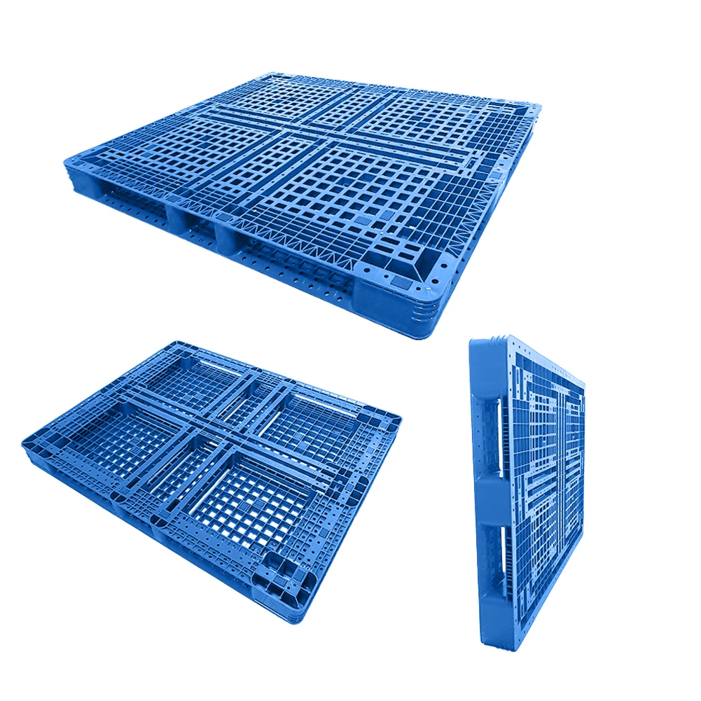 Низкие цены вилочные погрузчики Hdpe 1700X1400 пластиковые поддоны штабелируемые стойки