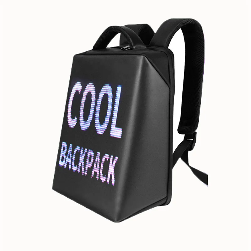 
USB charging port and anti-theft lock cartoon luminous travel backpack school bag smart backpack led backpack 