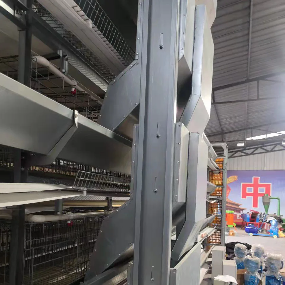 Broiler Chicken Cage System Battery Poultry A/H Type Chicken Broiler Cages For Growing Broiler
