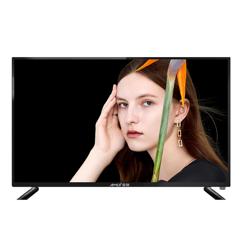 Amoi 50 Inch oem television Curved Screen Led Hot Sale New Tv Black Piece HDTV Video Hotel Rohs Color