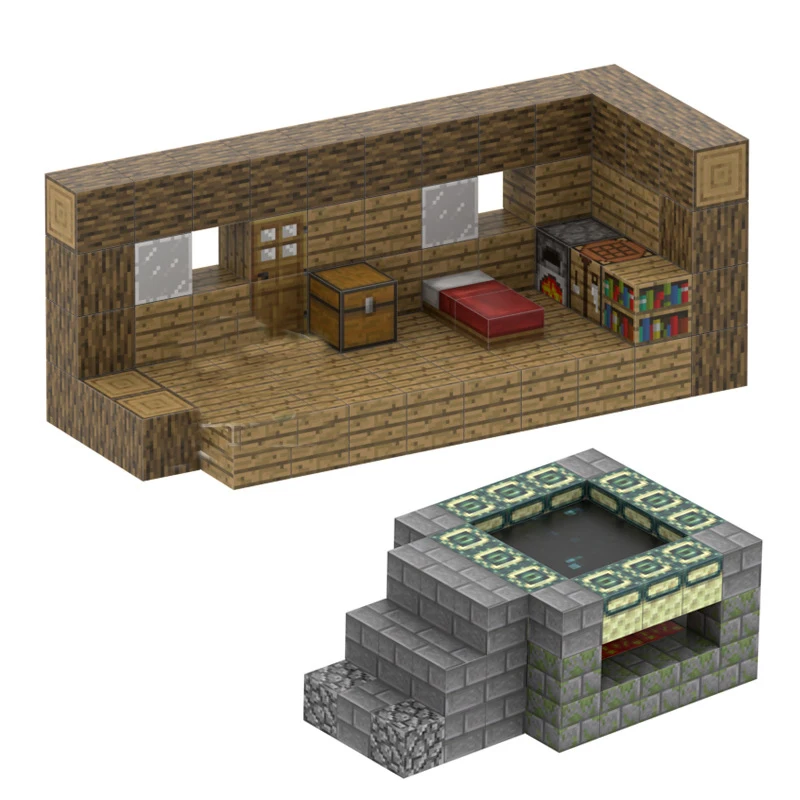 hot selling DIY blocks toys my world magnetic minecrafting blocks for kids