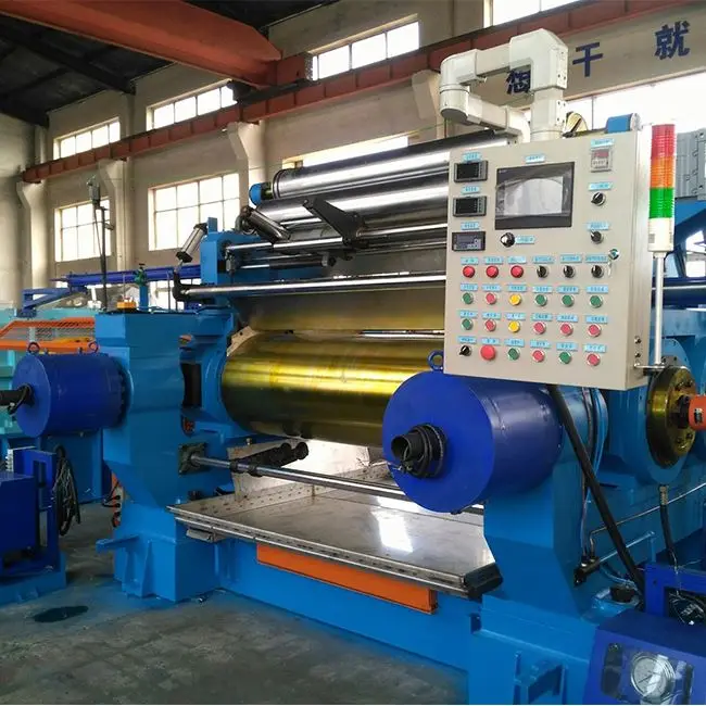 Factory Price Lab Rubber Two Roll Mill Open Mixing Machine For Rubber Raw Material