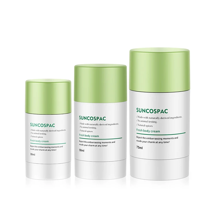 Eco-friendly custom deodorant containers twist pp deodorant container