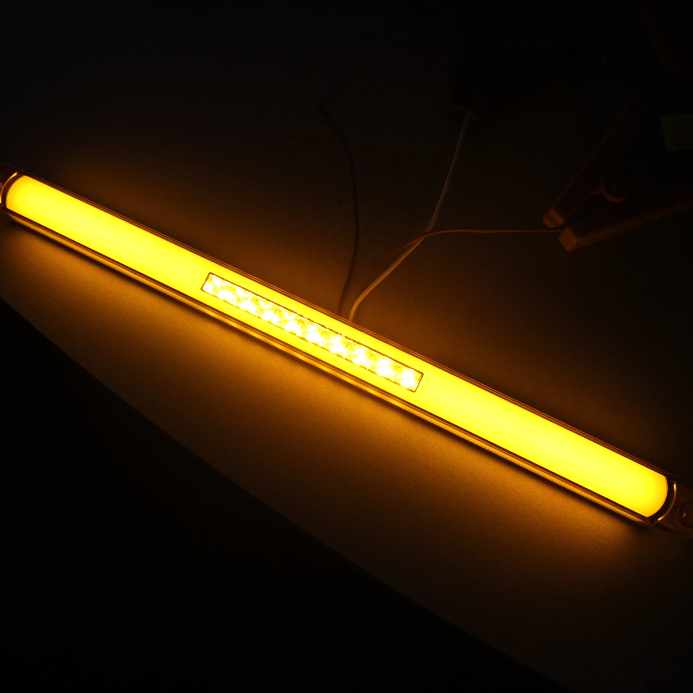 Flat line  led marker lights turn signal light bar led stop tail turn strip light fit for bus truck