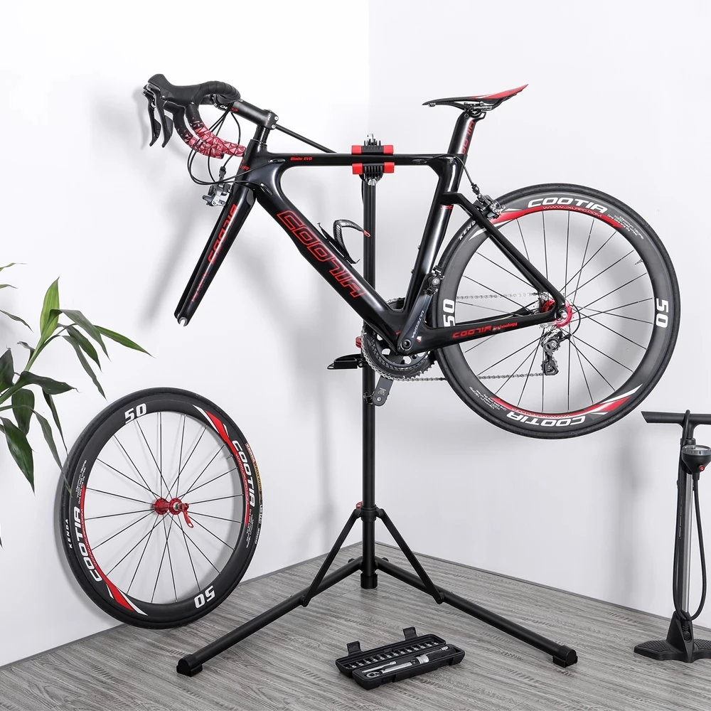 Bike Repair Stand Home Portable Bicycle Mechanics Workstand for MTB Road Bike Rack Holder Storage Bicycle Repair Stand
