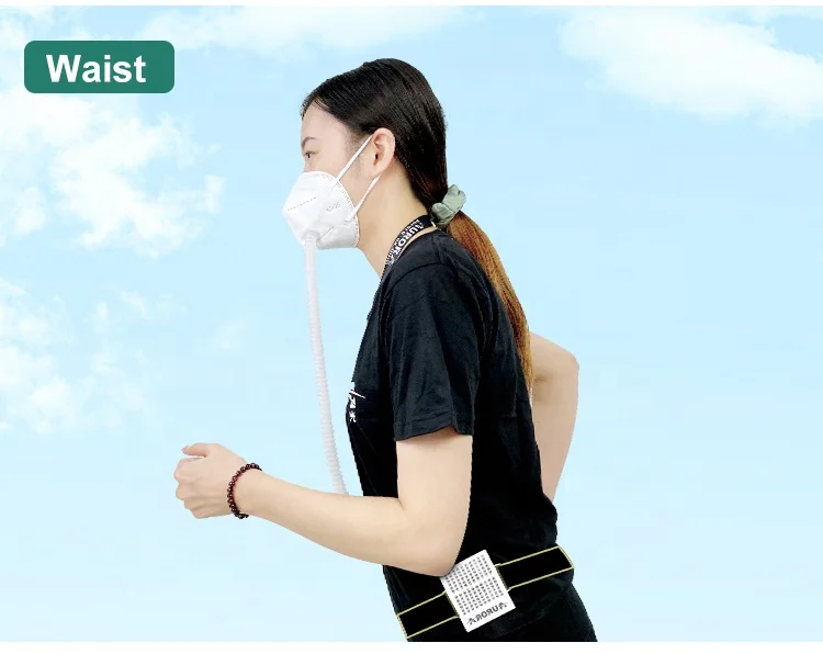 Reusable wearable mini Purifying ma sk portable electronic  air purifier