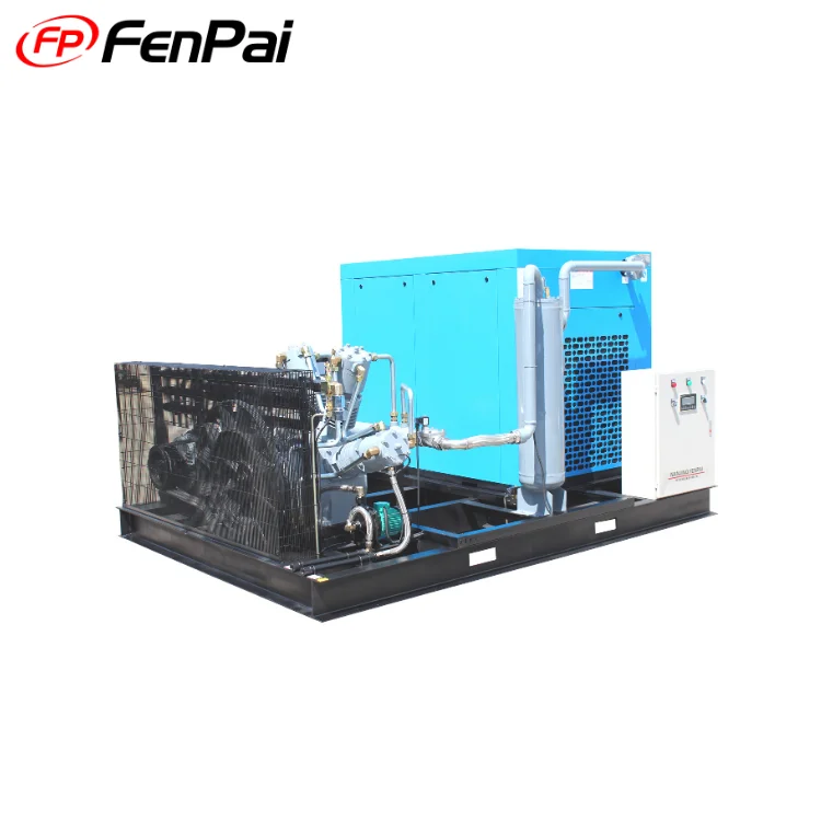 Integrated screw booster compressor 3 mpa compressor booster