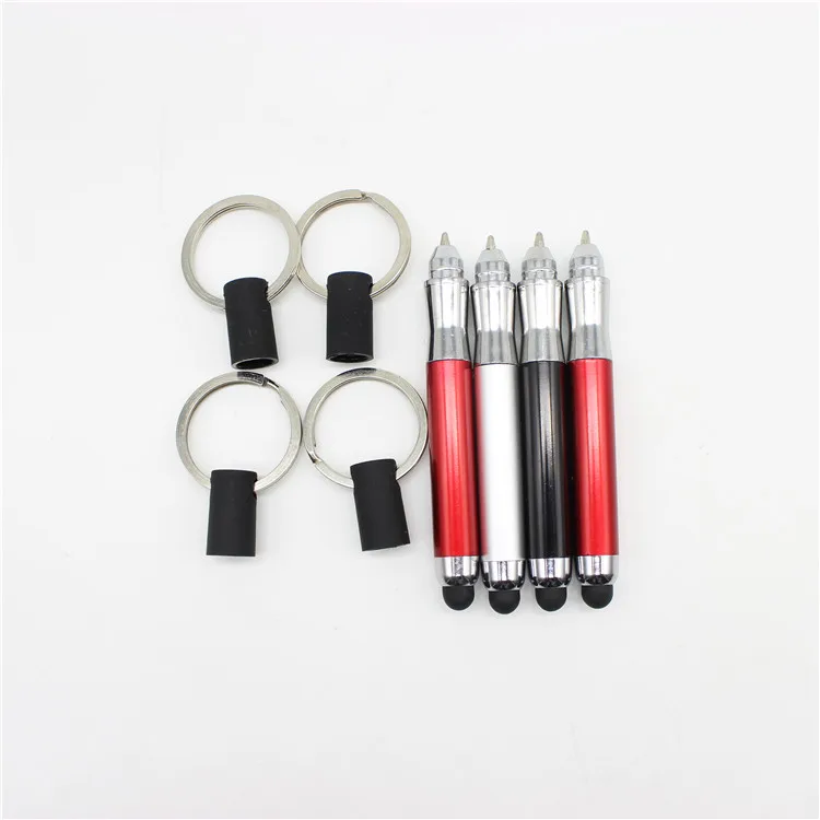 touch pen phone pen key chain Mini ballpoint pen