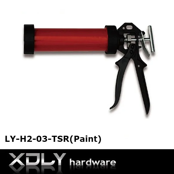 Aluminum Barrel Caulking Gun for 10oz/20oz Sausage Pack Cartridge & Bulk Application Perfect for Industrial & Home Use