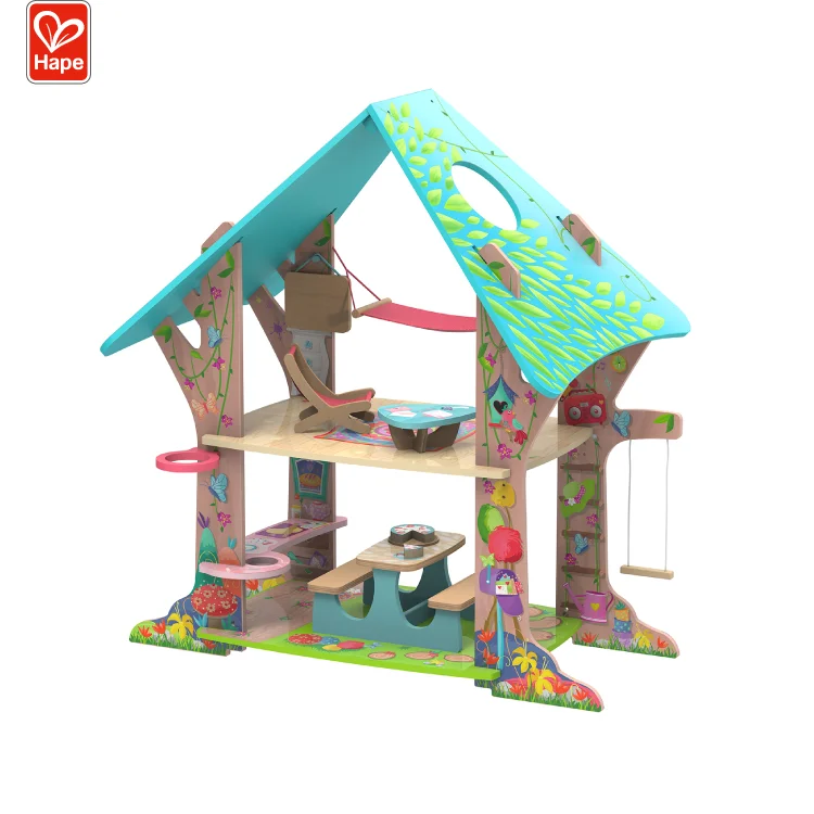 Kruselings Magical Forest Clubhouse Girls Dolls House For Kids Girl