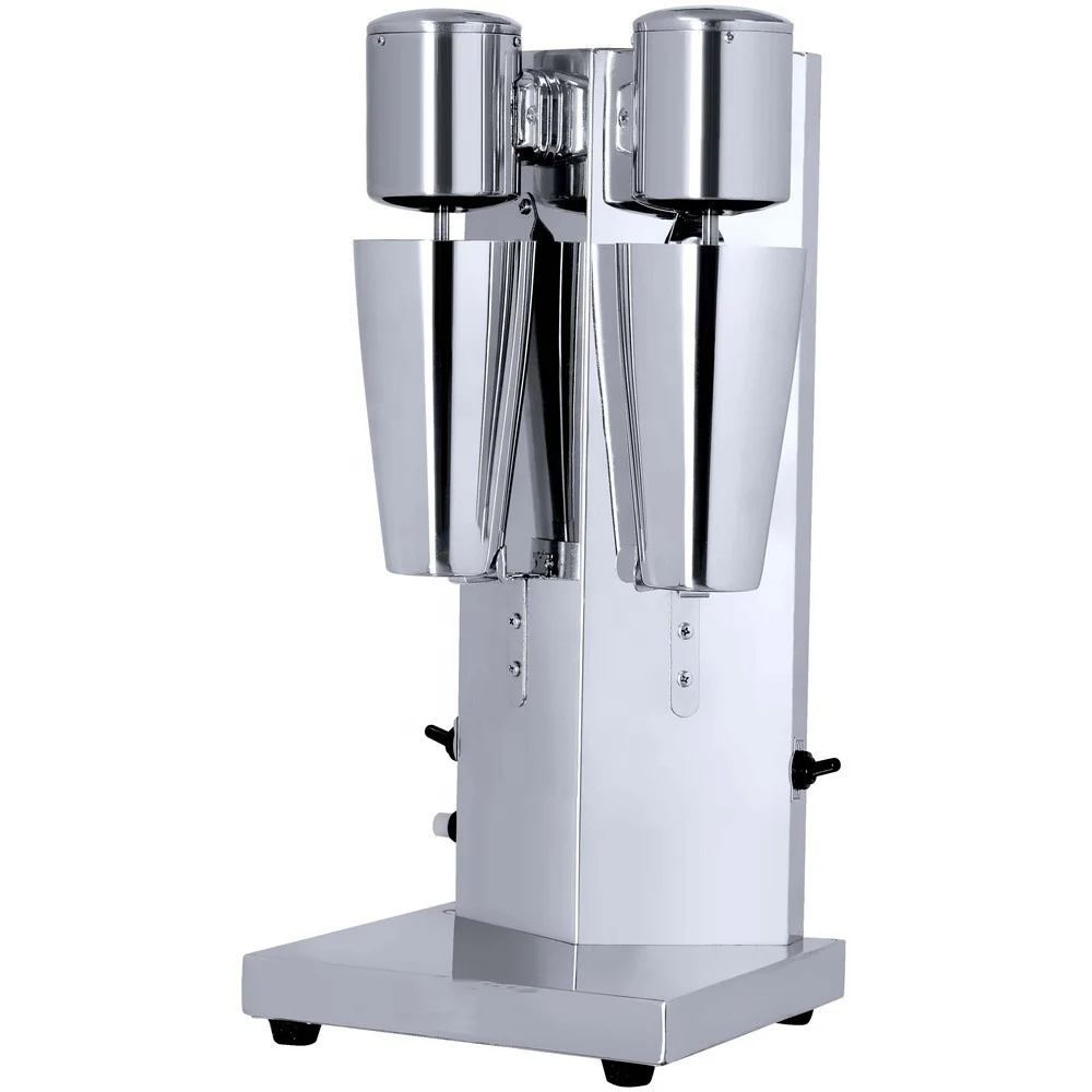 Commercial multifunction stainless steel double Head Milk Shaker Fruit Milk Shake Mixer Machine CE certification