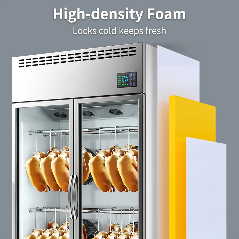 Durable Coasted Steel With Big Fan Duck Drying Fridge for Sausage Production