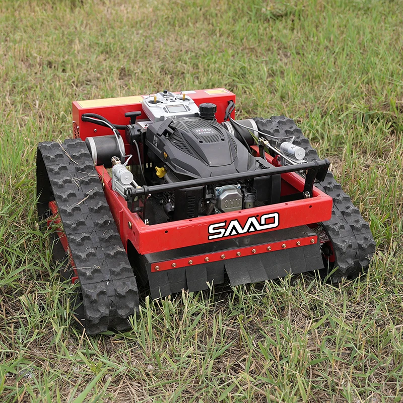 Free Shipping Euro 5 EPA SAAO Mini CE EURO 5 EPA Remote Control Lawn Mower RC Grass Cutting Machine For Farm