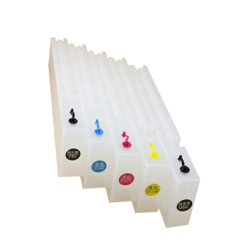 700ML 350ML Empty Refillable Ink Cartridge With Chip for Epson SureColor T3000 T5000 T7000 T3200 T5200 T7200 T3070 T5070 T7070