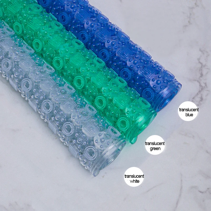 Pvc Round Hole Clean Brush Mat Floor Mat Hotel Bathroom Foot Massage Anti-Slip Spa Shower Mat