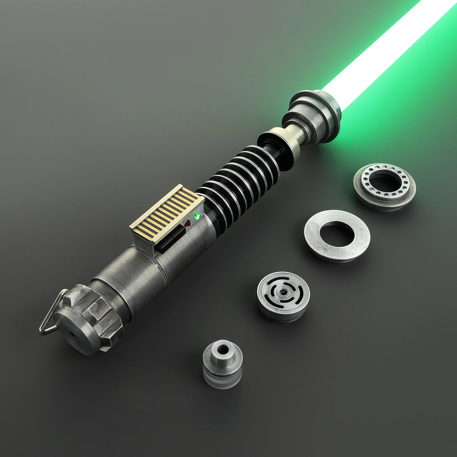 LGTSabers Nexus Weathered Luke Skywalker EP8 Xeno3 pixel Proffieboard RGB Baselit Full Metal CNC Hilt Lightsaber for collectible