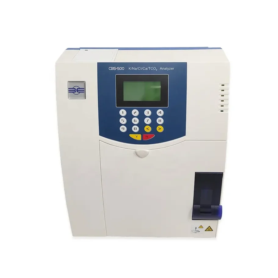 cbs 500  K Na Cl Ca Ph Tco2 blood gas electrolytes analyzer, analyseur de gaz dans le sang medical electrolyte analyser