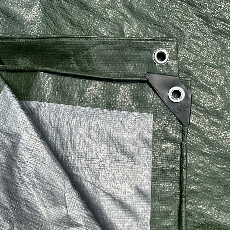 LVJU 12ft x32ft 4x10m PE Tarpaulin Sheet, Heavy Duty PE Tarpaulin Outdoor HDPE  Tarpaulin Cargo Cover