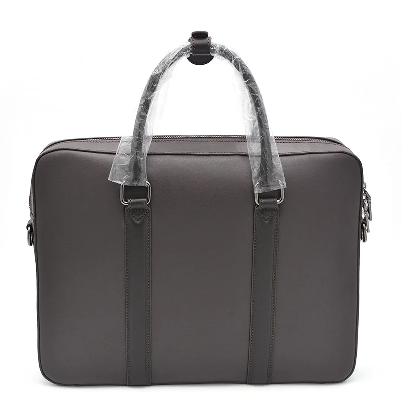 Оптовая продажа индивидуальный логотип мужские сумки ручной работы высококачественные для конференций роскошный