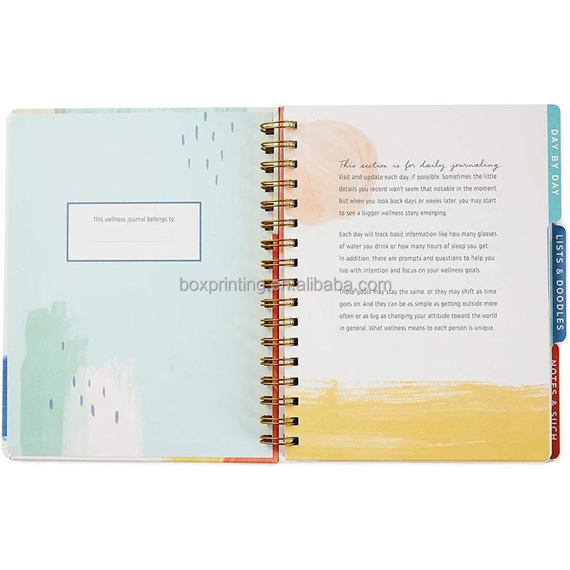 Пользовательский блокнот в твердой обложке, цвет розовое золото, Свадебный планировщик, ежедневник, еженедельный ежемесячный блокнот с подарочной коробкой