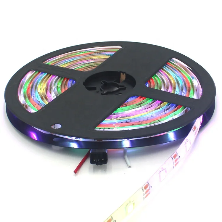 Smart Pixel Led Strip 5m DC12V 30/60leds/m Full Color Digital IC2811 RGB Rainbow Led Strip Light Tape