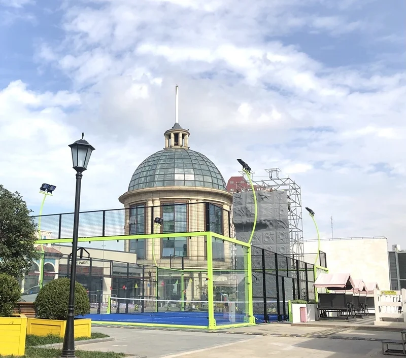 PADEL WORKER 10 Years CE  Warranty WPT Approved Manufacturer 2021 New Design Hot Sale Panoramic Padel Tennis Court