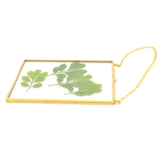 Оптовая продажа, винтажная стеклянная Современная Настенная подвесная золотая металлическая рамка для фотографий 4x6 8x10 a4