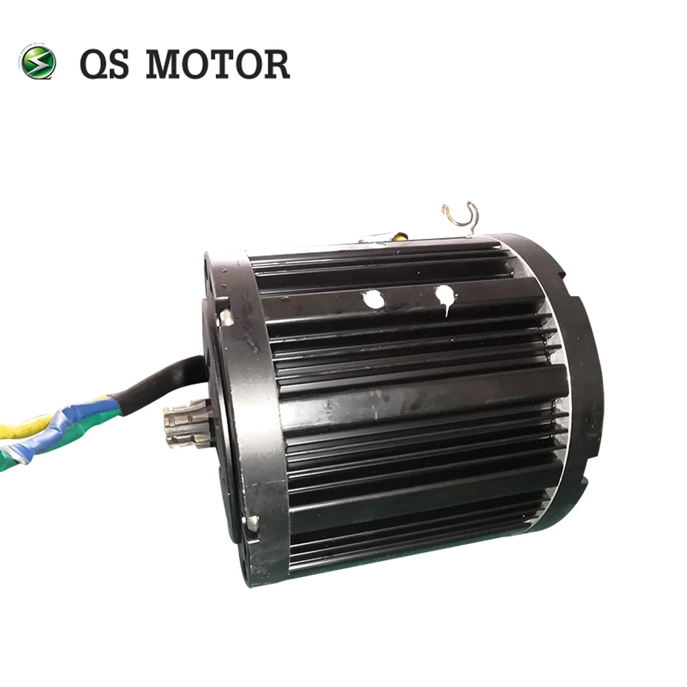 QS 138 3kW 72V100KPH old appearance mid drive motor with belt design