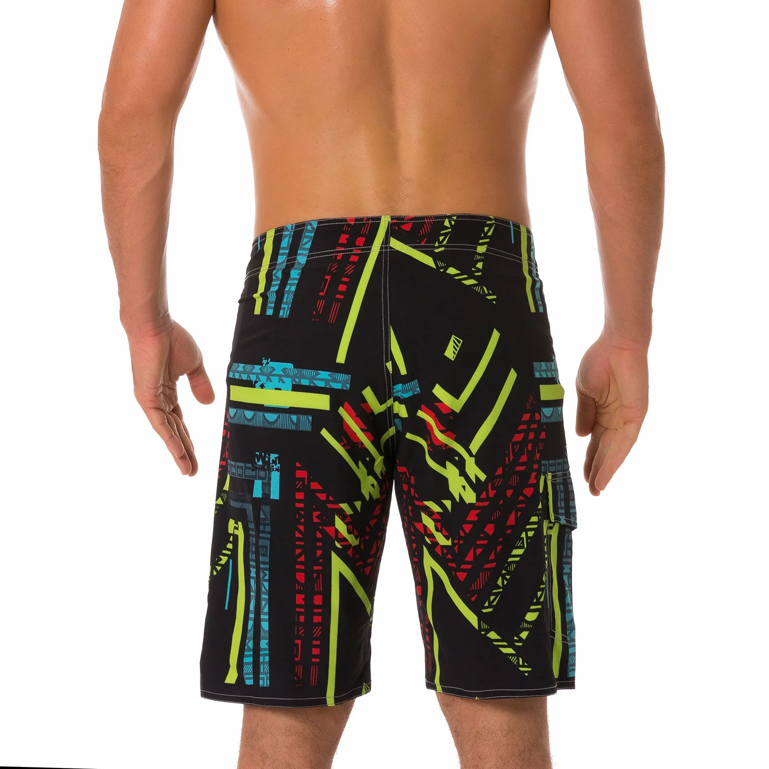Mens Custom Mesh Lining Quick Dry Bathing Suits Beach Swim Sport Shorts Swimwear Swim Trunks