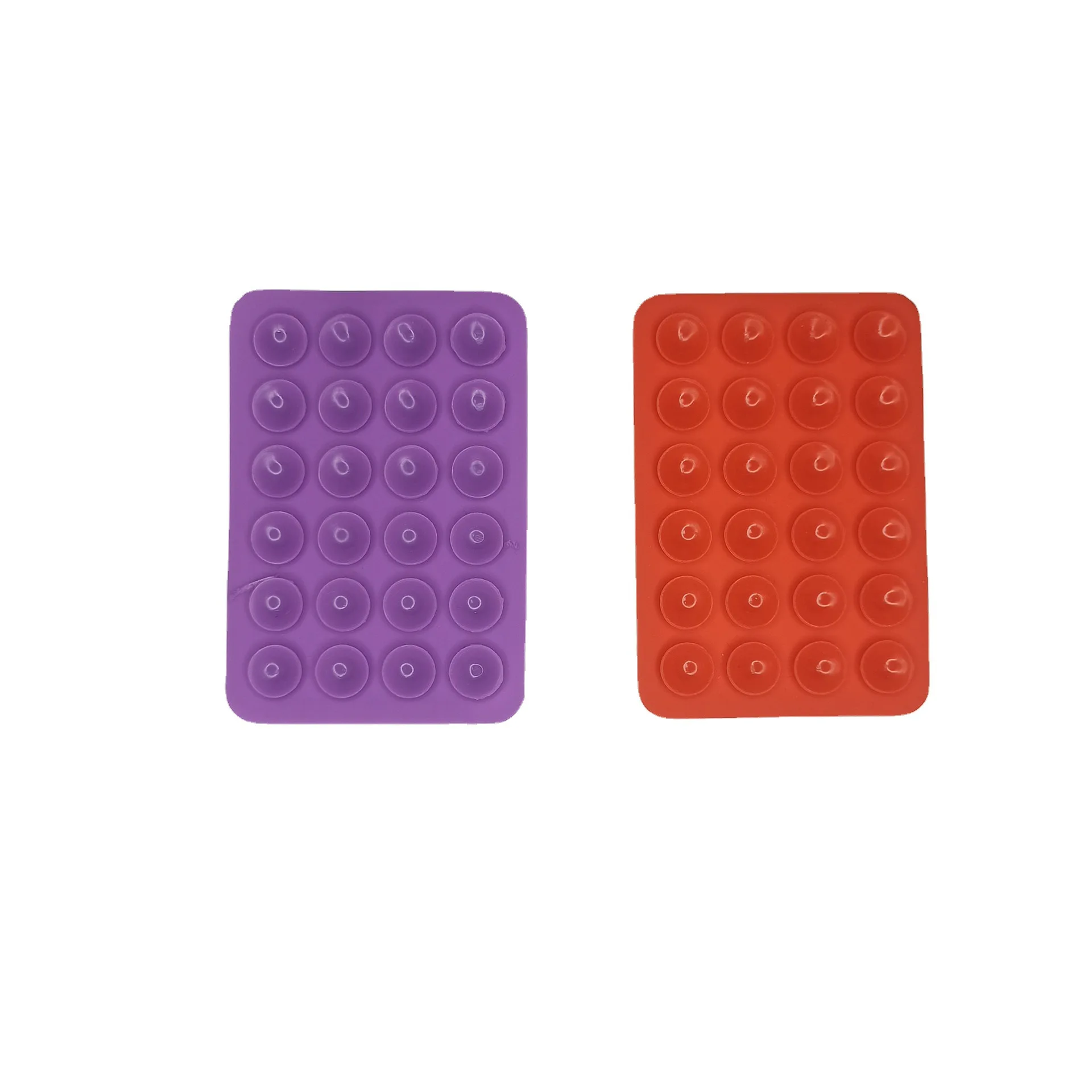 Manufacturers square 24 pieces 12 pieces suction cups single-grain suction cups with adhesive phone stickers