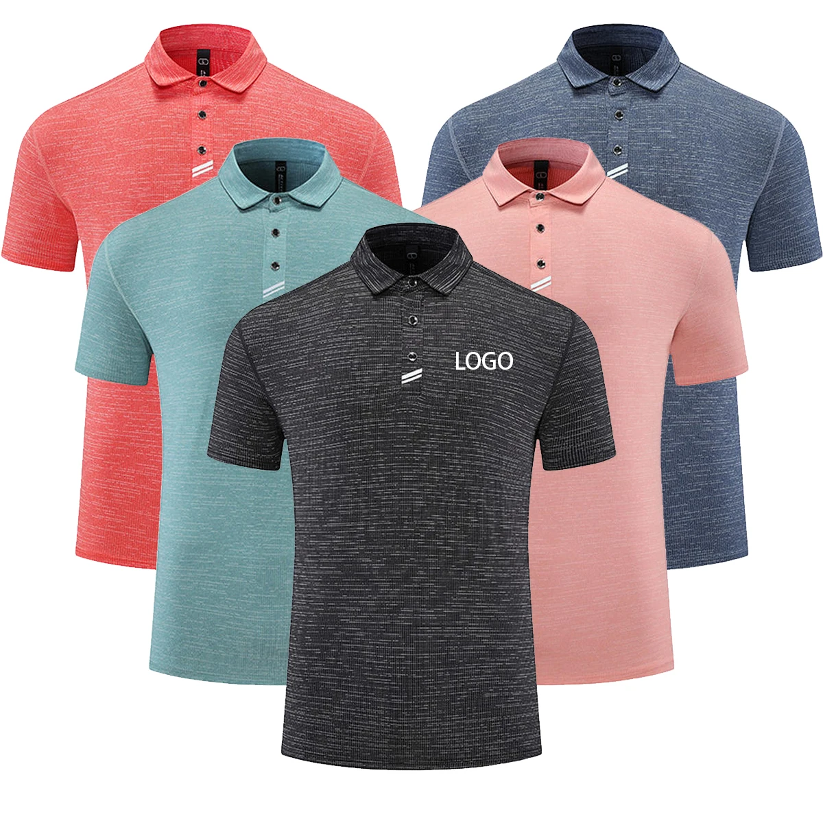 young mens clothing Polo Shirts Plain Golf blank T Shirt Simplicity Sports Polo Shirt gym wear for men tshirt oversize man