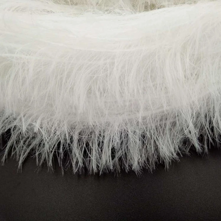 
Undyed factory wholesale 5 cm imitate mink fur yarn feather yarn 100% nylon fancy yarn for knitting weaving crocheting 