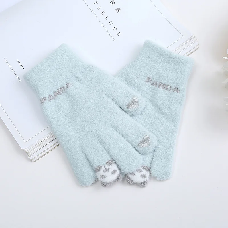 Женские эластичные трикотажные перчатки