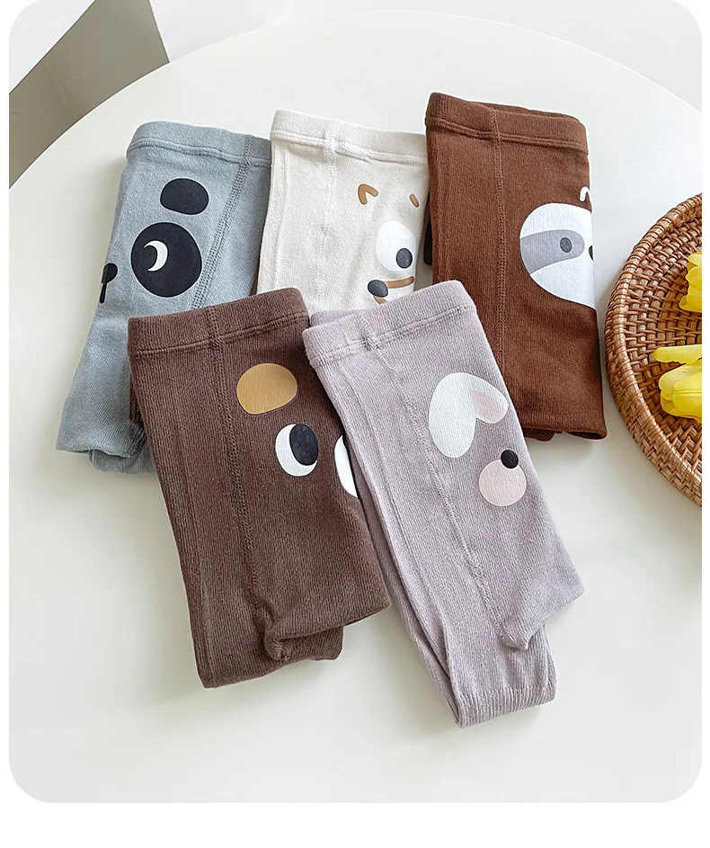 cartoon cute Anima children cotton soft PP leggings baby tights without  foot Baby Boys Girls comfortable tights