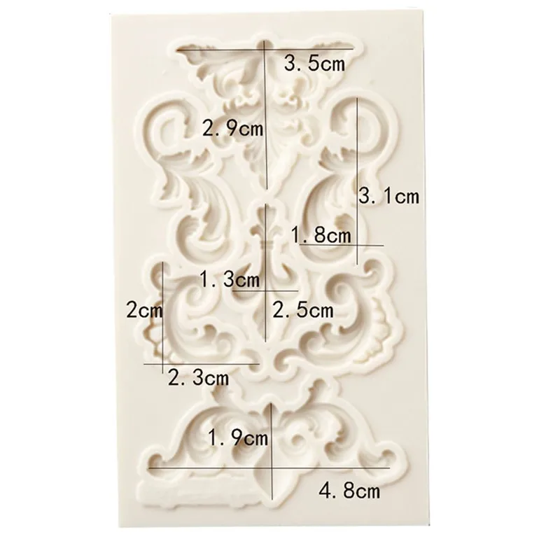 Silicone Mold for Cake Soap Chocolate Decorating with Gumpaste Sugarcraft Tools Fondant Mold and Tool Set