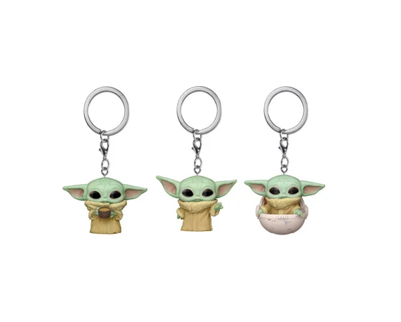 Keychain stars war action figure Model Toys  for Children 4cm