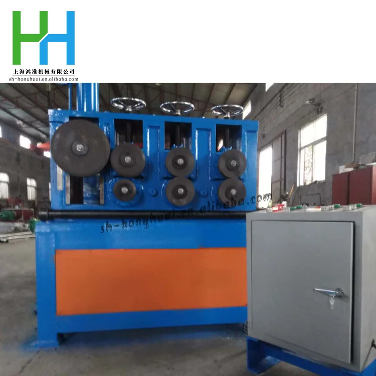 Seven-roll spiral profile tube coiling machine Heat exchanger tube rounding machine One-time forming tube bending machine