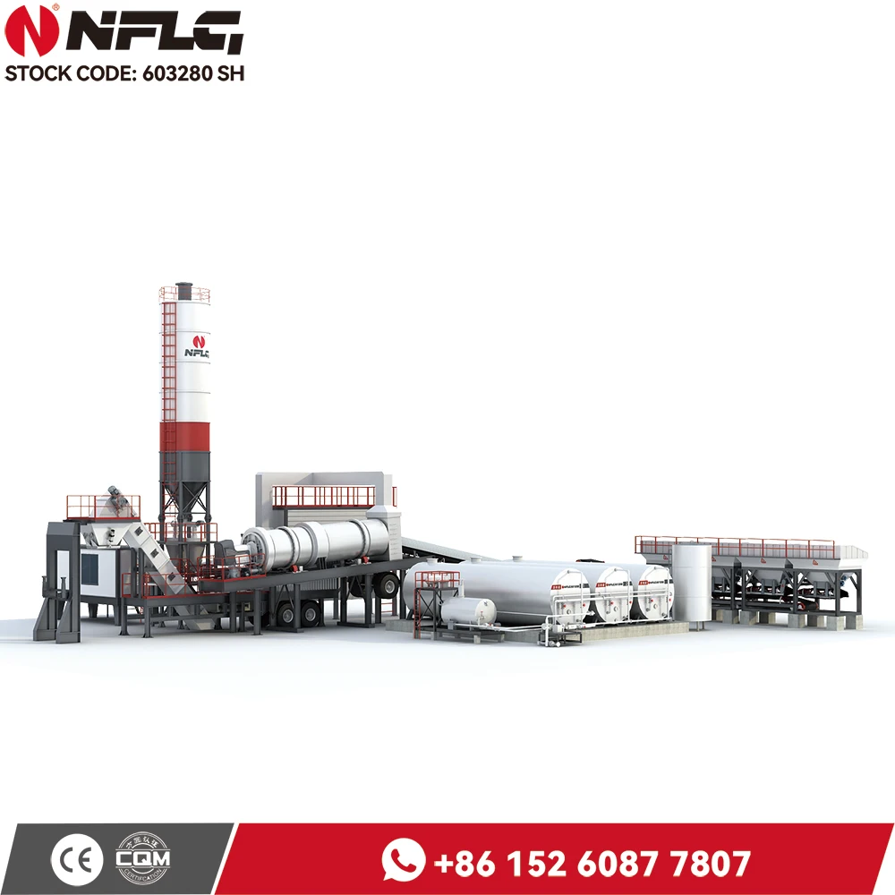 Mobile Batch Plant Manufacturer Continuous Asphalt Drum Mixer