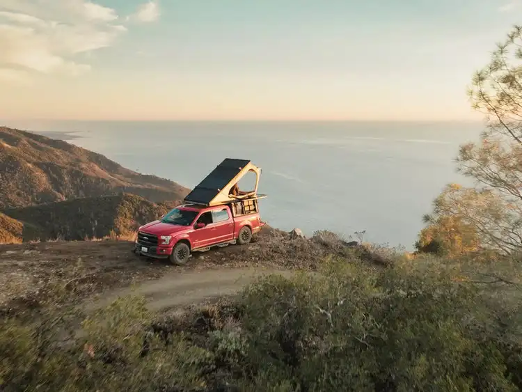 Pickup Truck Hardtop Topper Slide Glass Window steel Canopy