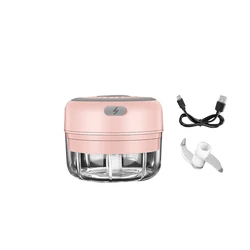 Electric Mini Garlic chopper baby food masher Portable Mini Processor for Chop Onion Ginger USB charging smart portable