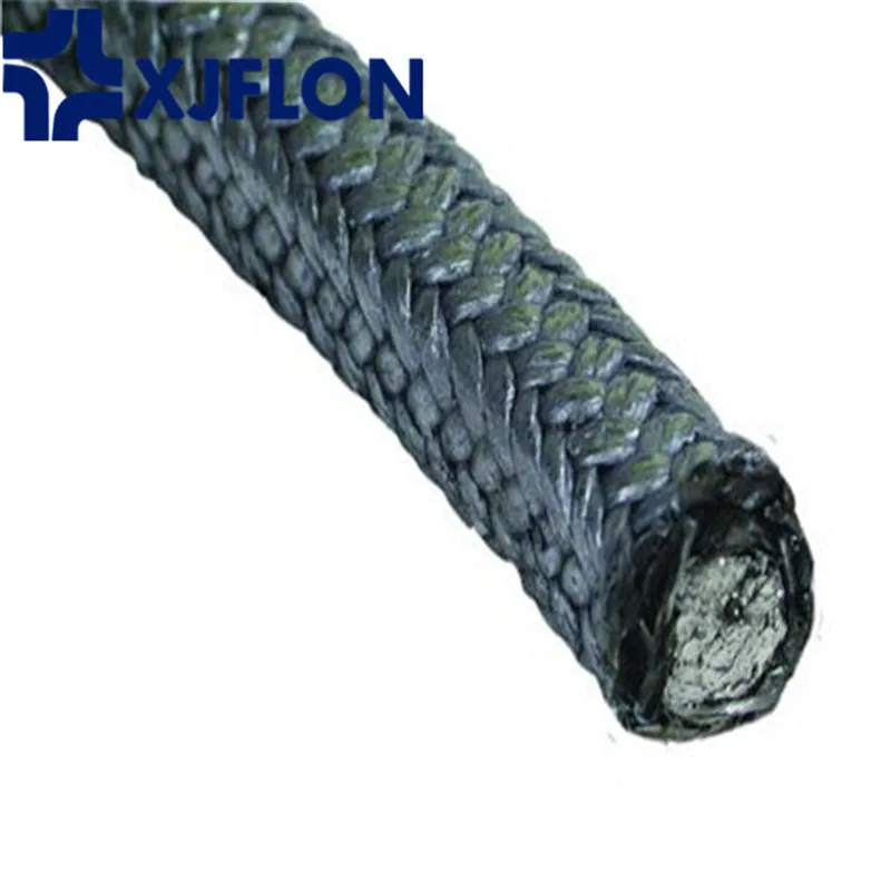 Factory custom colourful braided PTFE gland packing graphite carbon fiber filled material compression ptfe packing seal