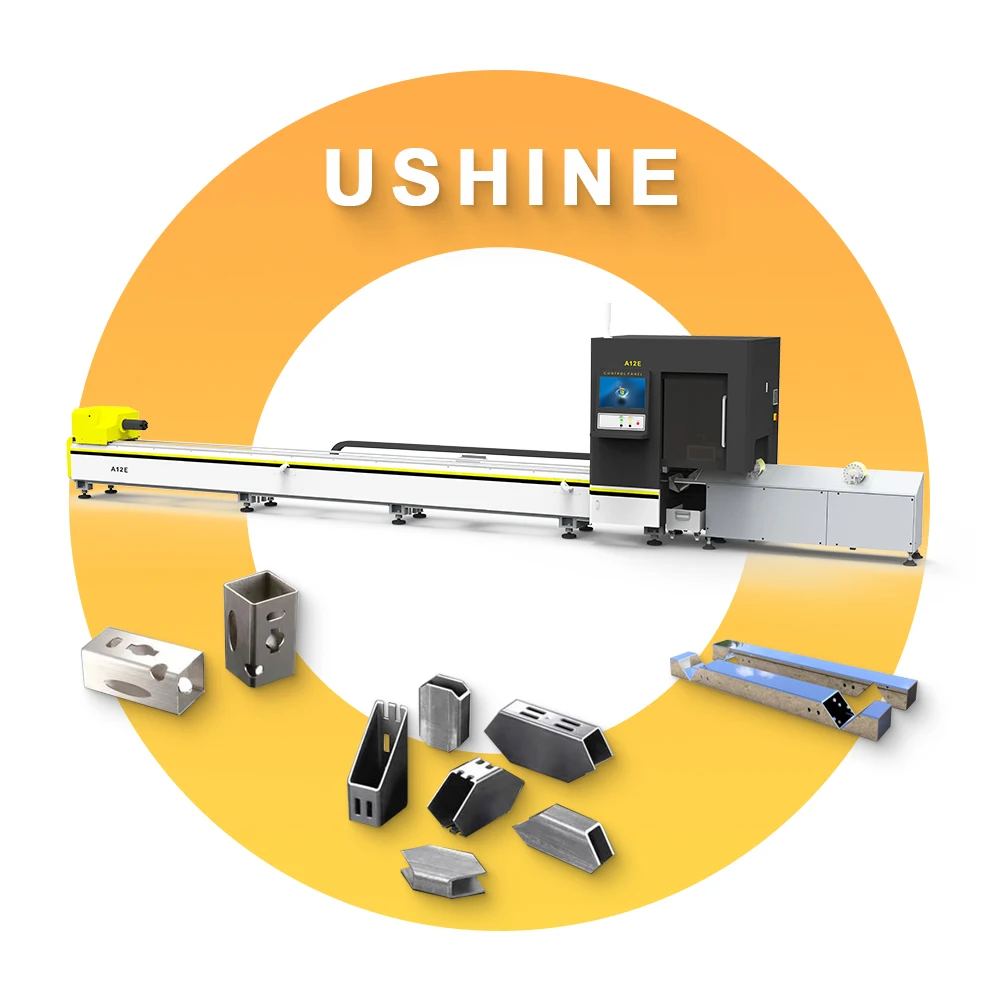 High precision Professional 1500W Stainless Steel Metal Cutter Tube Fiber Pipe Laser Cutting Machine Round tube 8mm-120mm