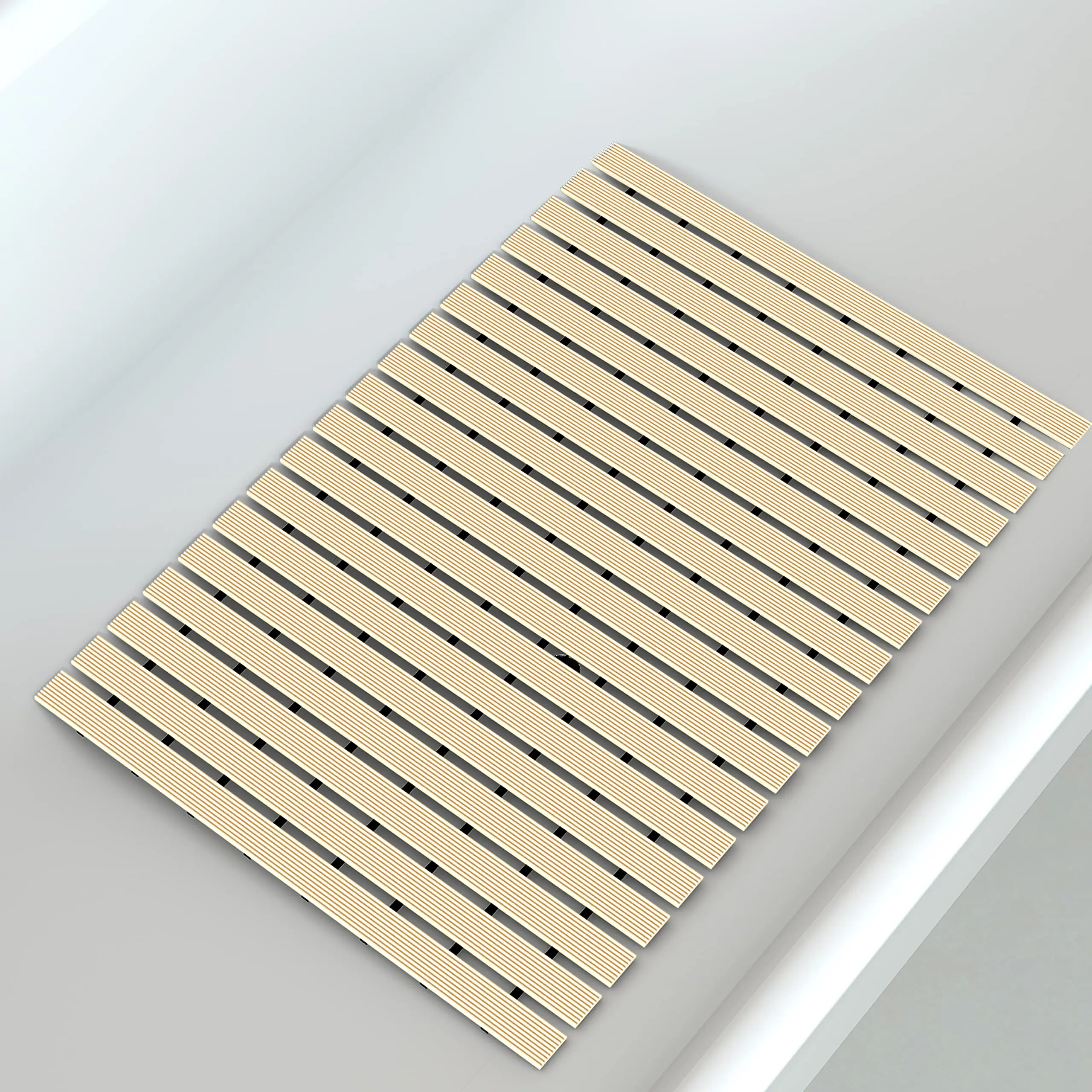 Clean Power 2023 New Fashion Factory Custom PVC Non-slip Bathtub Rugs with Holes Bath Mat