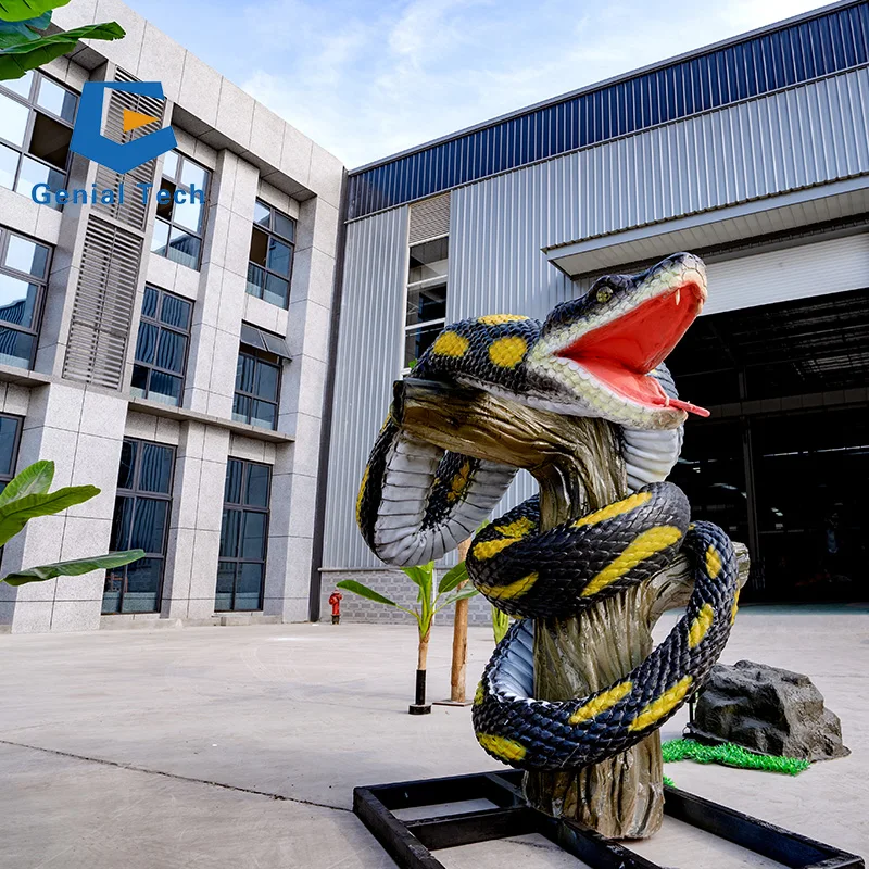JN-Z23J26 China animal theme park Simulation life size Amusement Park Life Size Animatronic Polar Bear Model for Sale
