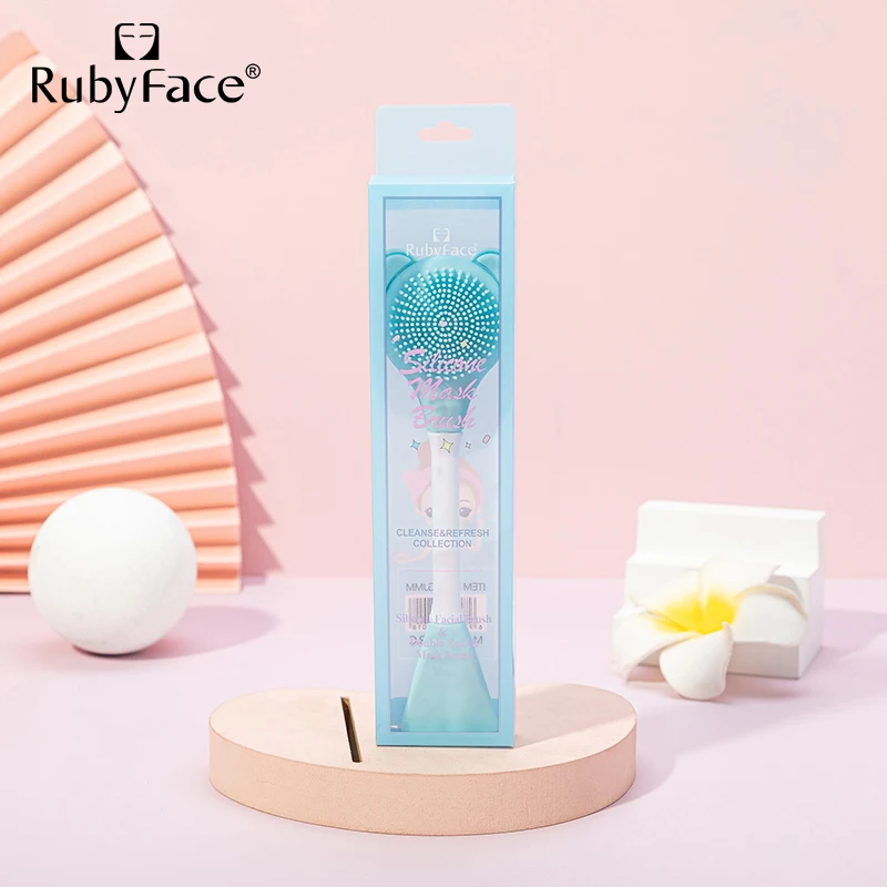 Двухсторонняя силиконовая кисть для маски для лица, силиконовая грязевая маска, аппликатор, кисть, маска, косметический инструмент для нанесения крема, лосьона