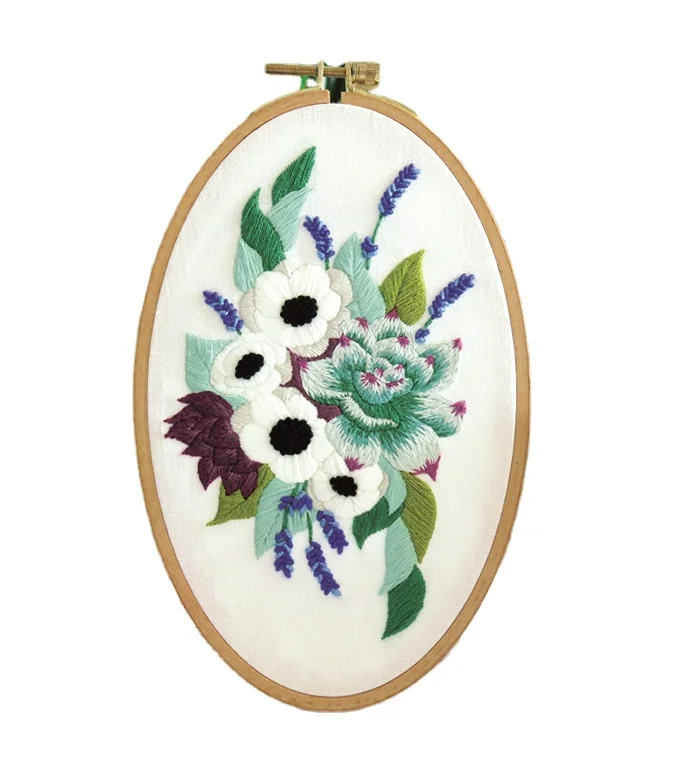The Fine Quality 3D Flower Craft Needlework DIY Embroidery Kits Suitable For Decoration (1600313491412)