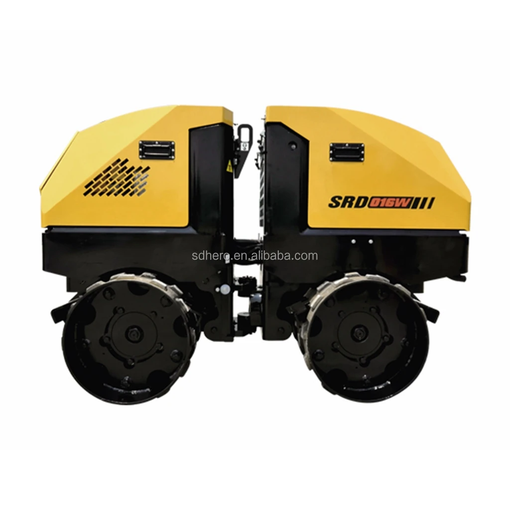 Road Construction Equipment China SHANTUI 1.5 ton Road Roller Compactor Road Marking SRD16W Remote Control Groove Compactor