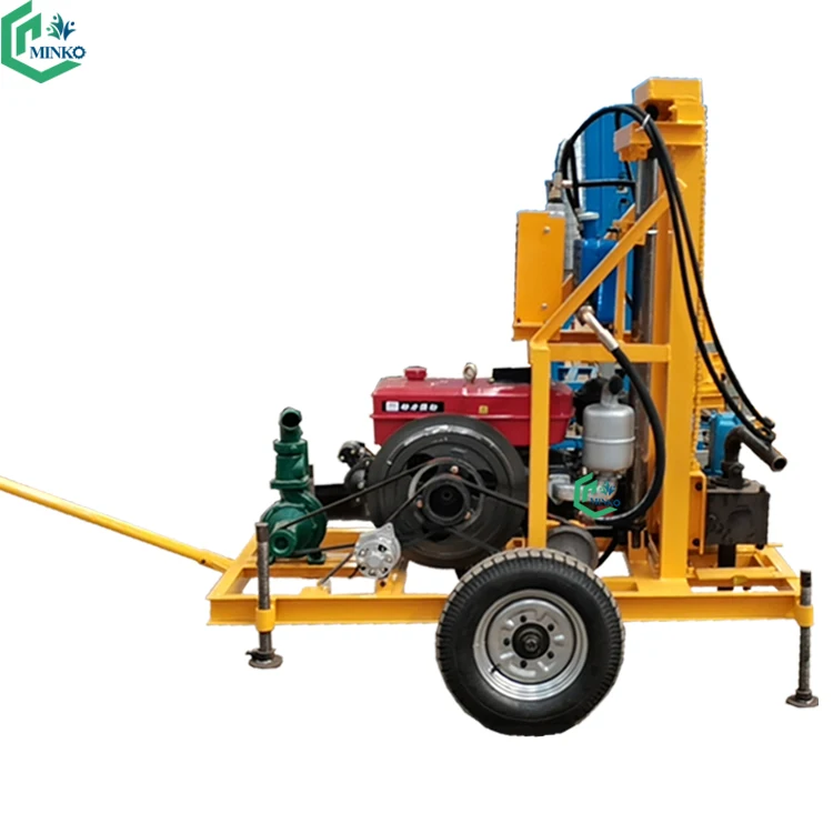 hydraulic water well drilling machine mini water drilling rig price
